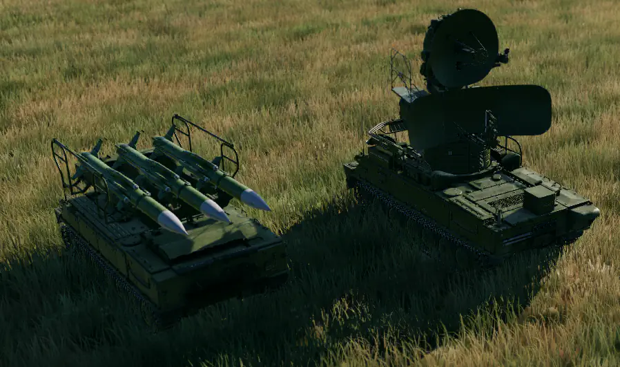 2K12 Kub Launcher and Radar